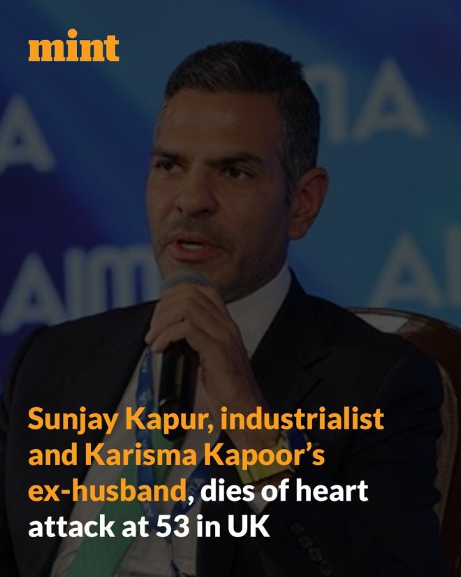Death of Sunjay Kapur, Chairman of Sona Comstar, at 53