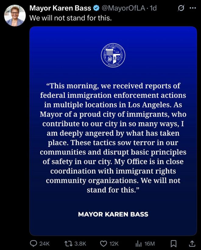 Did Mayor Karen Bass Incite Today's Insurrection? —  California political scandal, insurrection evidence 2025, Mayor Karen Bass controversy