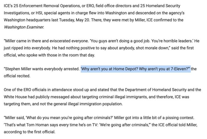 Did Stephen Miller Really Target Home Depot for ICE Raids? — Immigration enforcement news, Stephen Miller controversy, Home Depot arrests 2025