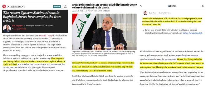 Did Trump Lure Soleimani to His Death for Peace Deals? — Trump Iraq mediation, Qassem Soleimani assassination, Iran Saudi Arabia negotiations