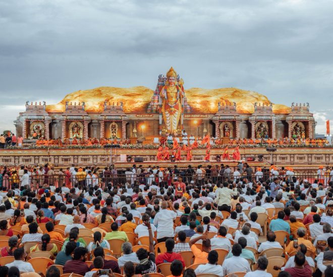 Divine Drama: Politicians Clash at Madurai's Maanadu! — Muruga Bakthargal Maanadu 2025, Madurai religious events, Hindu festivals in Tamil Nadu