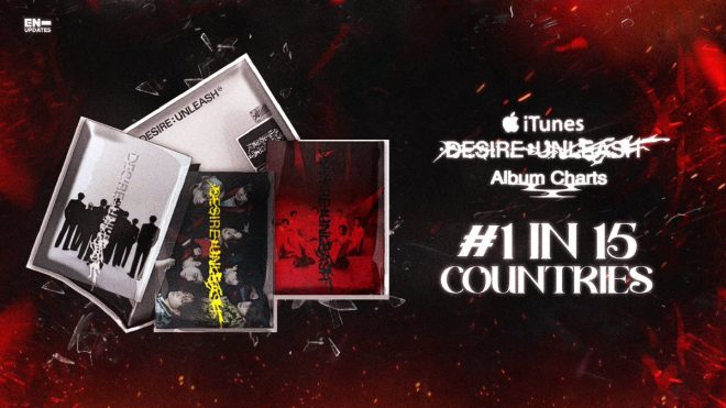 ENHYPEN's "DESIRE: UNLEASH" Sparks Global Chart Frenzy! — ENHYPEN DESIRE, ENHYPEN album sales, ENHYPEN iTunes success