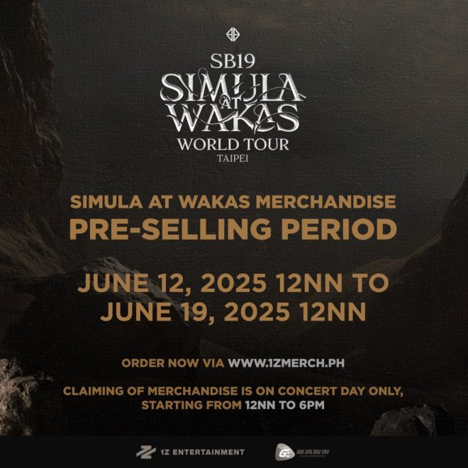 "Exclusive Simula at Wakas Merchandise Pre-Selling Now Available - Order Yours Before It's Too Late!" — Simula at Wakas Taipei merchandise, Exclusive concert merch pre-order, Limited edition tour items
