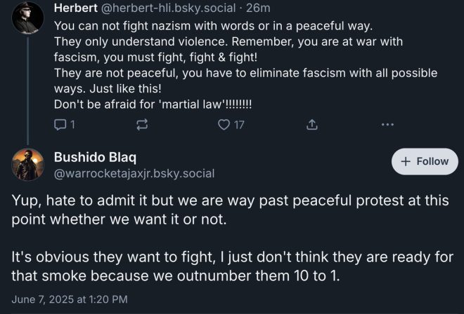 Far-Left Rioters Organize Violence on @BlueskyLibs!
Shocking Calls for Murder of DHS Agents Exposed! — far-left extremism, anti-government violence 2025, radical protest organization