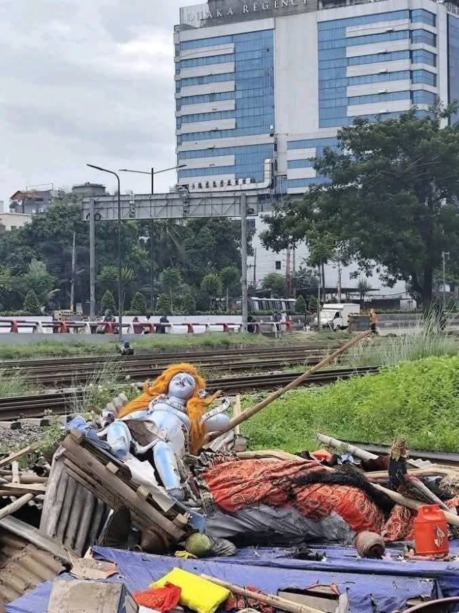 Fascist Yunus Dismantles Our Temple: Silence Reigns — Fascist regime in Bangladesh, Hindu temple destruction 2025