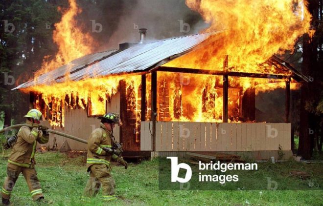 Firefighters Torch Neo-Nazi HQ: A Controversial Legacy — Aryan Nations history, Human Rights Education Institute 2025, Neo-Nazi compound demolition