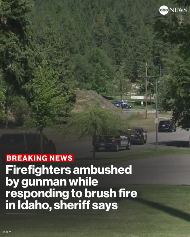 Firefighters Under Fire: Gunman Ambushes Heroes in Idaho! — firefighter ambush news, Coeur d'Alene brush fire incident, Kootenai County law enforcement update
