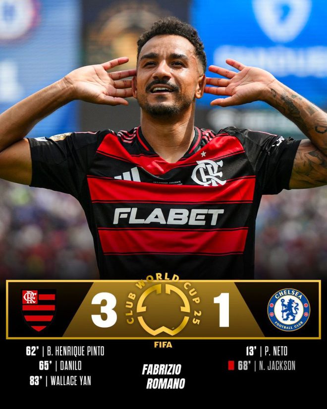 "Flamengo Shock the World: South America Reigns Supreme with Victory over Chelsea at World Cup! β€οΈπ€" β South American dominance, Flamengo victory, World Cup success