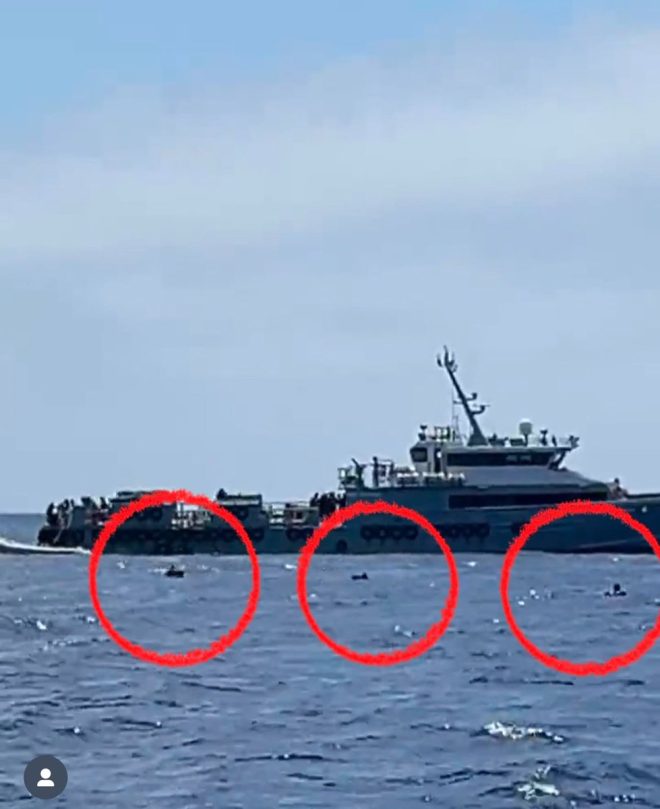 Four Jump Into Sea as Libyan Coast Guard Intervenes! — sauvetage en mer, Garde côtière libyenne, migrants en détresse 2025