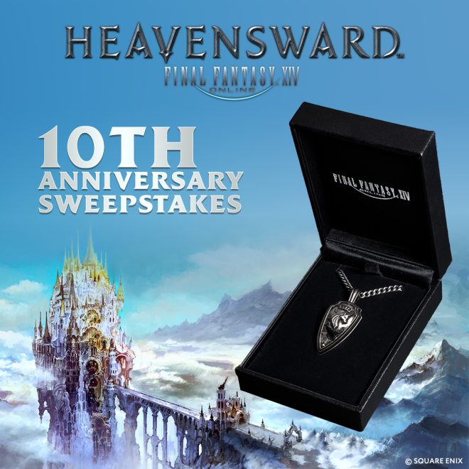 "Heavensward Turns 10: Enter our Sweepstakes for a Chance to Win a Silver Pendant! Controversial Details Inside!" — Final Fantasy XIV anniversary sweepstakes, Heavensward celebration giveaway, FFXIV pendant contest