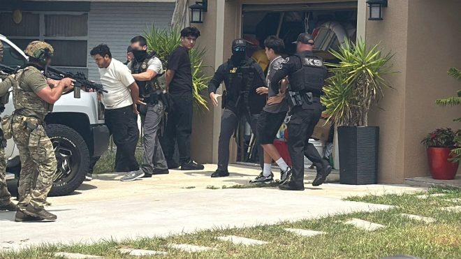 ICE's Bold Move: MS-13 Member Takes Hostage in Florida! — Gang violence arrest, Florida home standoff, MS-13 member capture