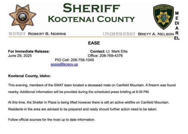 Idaho Shooter Neutralized: What Really Happened? — Idaho shooting news, Kootenai County incident update, Idaho law enforcement response