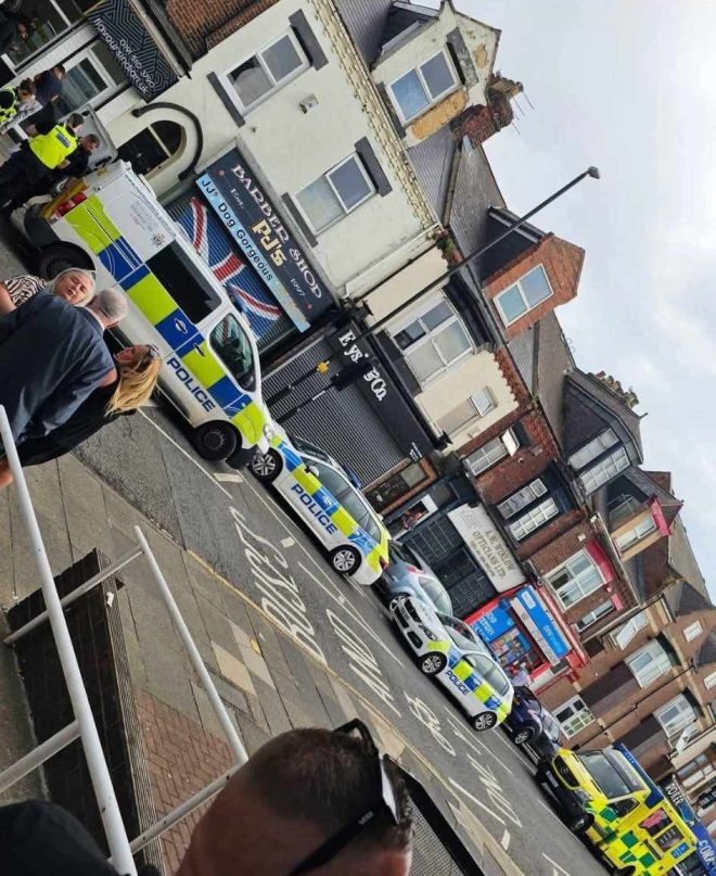 Immigrant Stabbing Sparks Fears of Violent Riots — immigrant violence concerns, Sunderland riot police response