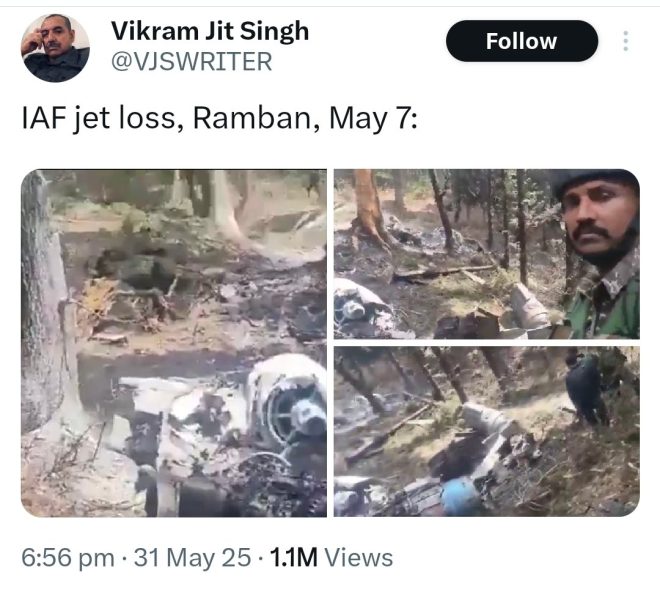 Indian Journalist Sparks Outrage by Posting Pakistani Jet Image! —  Pakistani Mirage Jet controversy, Indian journalist treason allegations, national security concerns 2025