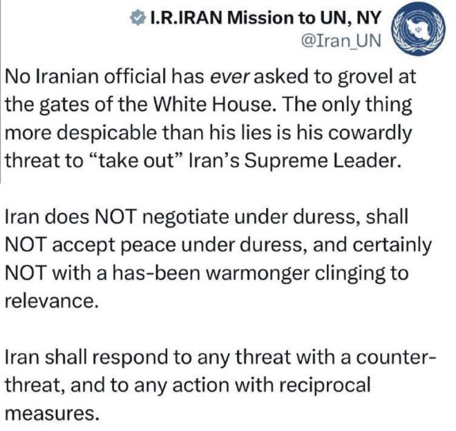 Iran's Scathing Reply: Trump’s Threats Spark Outrage! — Iran diplomatic response, Trump Iran tensions, Supreme Leader threats 2025