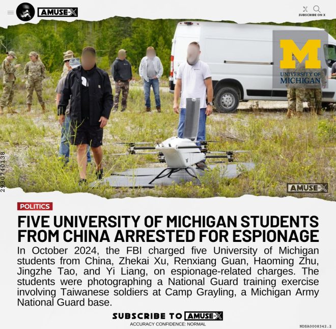 Is the University of Michigan a Hub for Chinese Spies? — Chinese espionage in US universities, University of Michigan security concerns, Chinese student surveillance arrests 2025