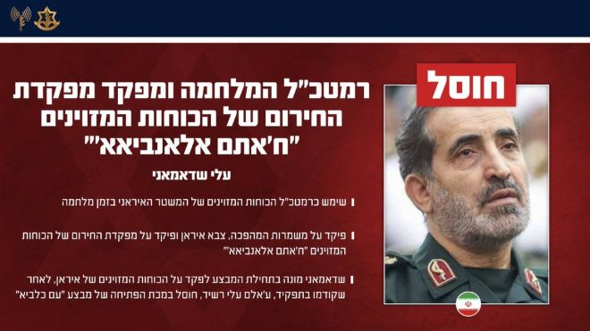 Israel Strikes Again: Iran's War Commander Assassinated! — Iran military leader assassination, Israeli airstrike Tehran 2025, Ali Shadmani death news
