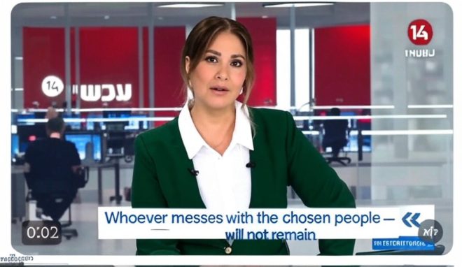 Israel's Shocking Warning: Chosen People Will Not Tolerate Threats — Israel media controversy, Channel 14 news Israel, chosen people statement 2025
