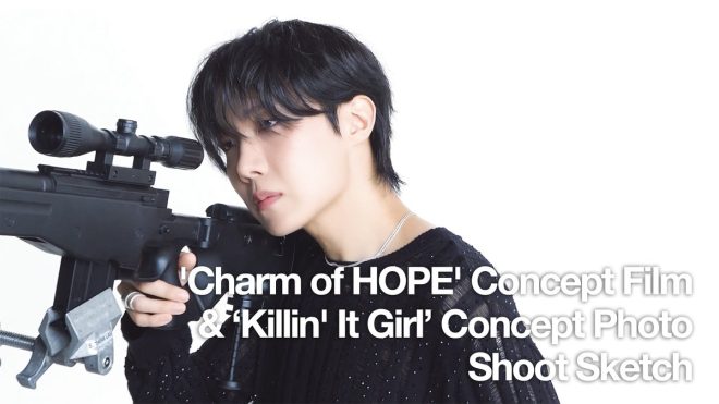 "J-Hope's Controversial 'Charm of HOPE' Concept Film & 'Killin' It Girl' Photo Shoot Sketch Unveiled!" — j-hope Concept Film, HOPE Concept Photo Shoot, Girl Concept Sketch