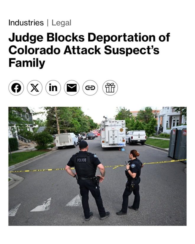 Judge Blocks Deportation of Boulder Terrorist's Family! — Biden judge immigration ruling, Boulder terrorist family deportation news, criminal alien legal battle 2025