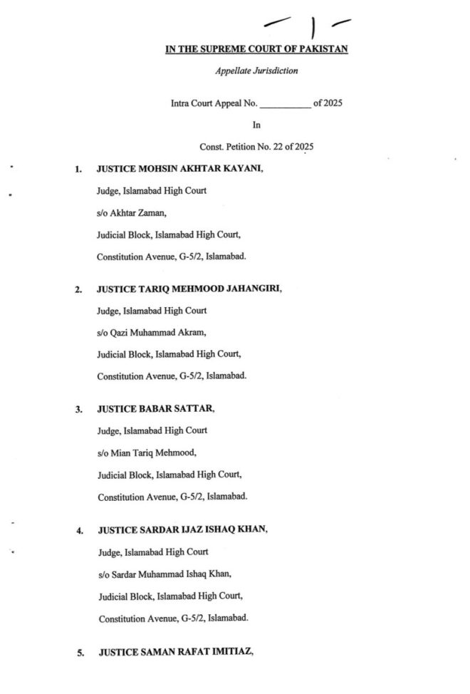 Judges Challenge Supreme Court: A Seniority Showdown! — Islamabad High Court appeal, Supreme Court seniority ruling, judicial decisions Pakistan 2025