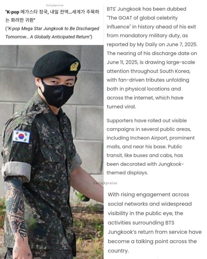 Jungkook's Shocking Comeback: Is He the Ultimate GOAT? — K-pop Superstar Return, Jungkook Military Discharge 2025, Global Celebrity Comeback