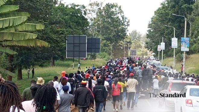 Kiambu Youth Surge to Nairobi: Protest or Provocation? — youth demonstrations Kiambu Town, protests Nairobi 2025, Kiambu Road youth movement