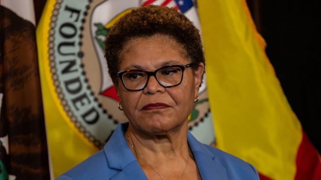 "LA Mayor: White House Provoked Apple Store and Nike Store Looting!" — L.A. Mayor Karen Bass accuses White House of inciting Apple Store looting, Nike Store looting blamed on White House instigation