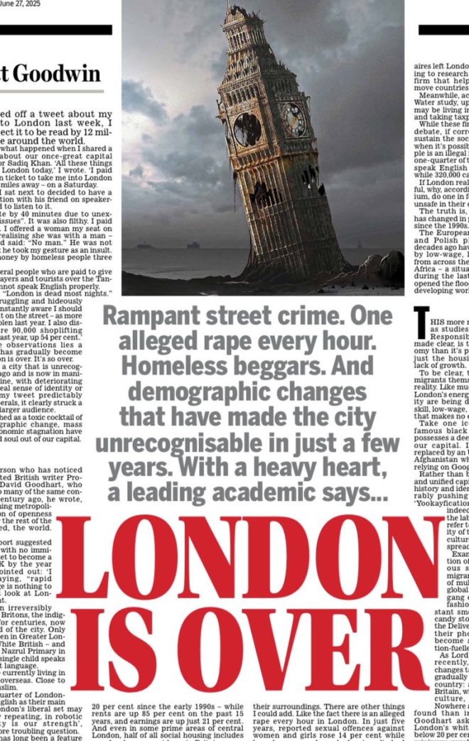 LONDON ON EDGE: One Rape Per Hour Amidst Crime Surge! — Urban crime surge, Social decline in London, City safety crisis 2025