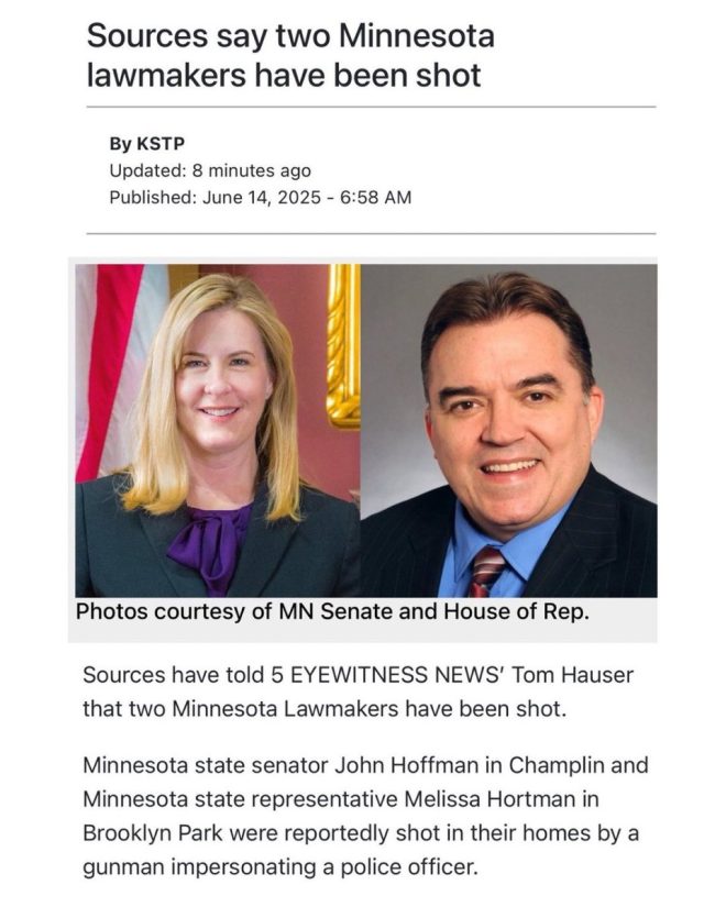 Lawmakers Shot by Impostor Cop: A Shocking Betrayal! — lawmakers shot Minnesota news, impersonating police incident Minnesota, Minnesota shooting lawmakers 2025