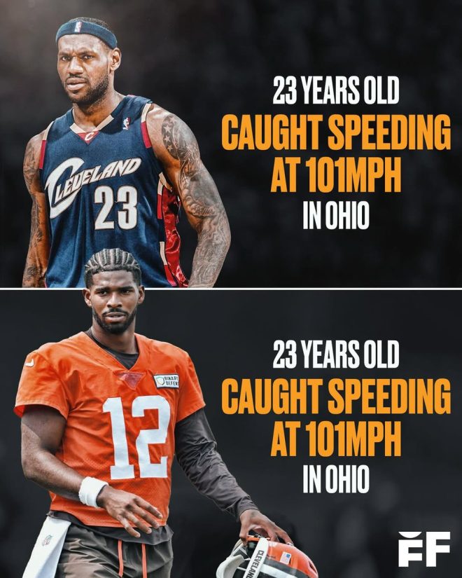 LeBron & Sanders: 101 MPH Speeding Tickets Spark Debate! — LeBron James speeding ticket, Shedeur Sanders rookie season, Ohio celebrity arrests