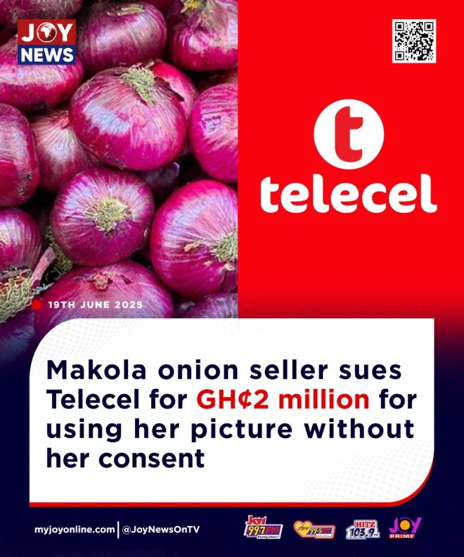 Makola Onion Seller's Shocking $2M Lawsuit Against Telecel! — Onion vendor lawsuit, Telecel image rights controversy, Ghanaian seller compensation case