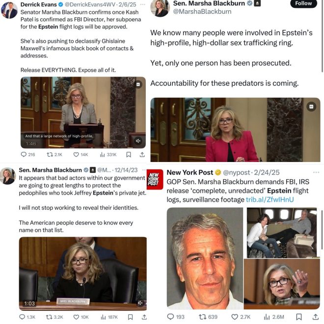 Marsha Blackburn's Mysterious Update Sparks Outrage! —  political updates 2025, social media engagement strategies, government accountability initiatives