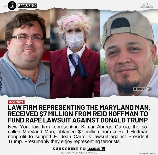 Maryland Man's $7M Controversy: Lawyers or Traitors? — Kilmar Abrego Garcia lawsuit, Democrat legal tactics 2025, Reid Hoffman nonprofit funding