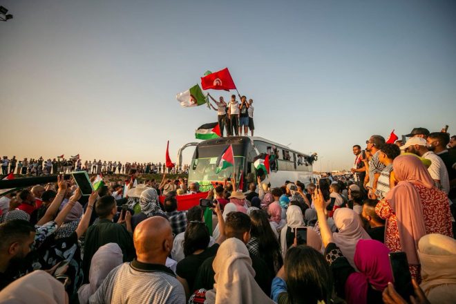 Mass Exodus: Thousands March to Gaza to Challenge Israel — Gaza solidarity movement, North Africa protests 2025, humanitarian support for Gaza