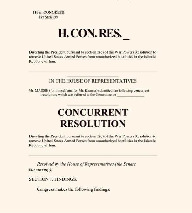 Massie & Khanna Challenge Trump: War Powers Showdown! — War Powers Resolution 2025, Preventing War with Iran, Congressional Action Against Trump