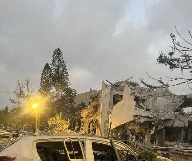 Massive Destruction in Tel Aviv: Iranian Missile Strike Devastates Neighborhood — Iran missile attack Tel Aviv, massive destruction Tel Aviv 2025, neighborhood devastation Israel