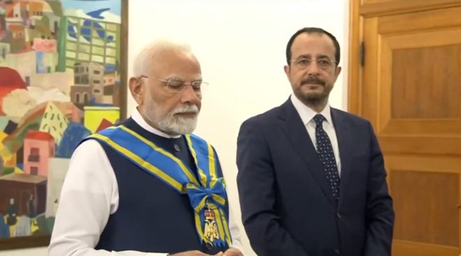 Modi's Grand Cross: Honor or Controversy for India? — PM Modi Grand Cross Makarios III, Cyprus highest civilian honour 2025, PM Modi international awards