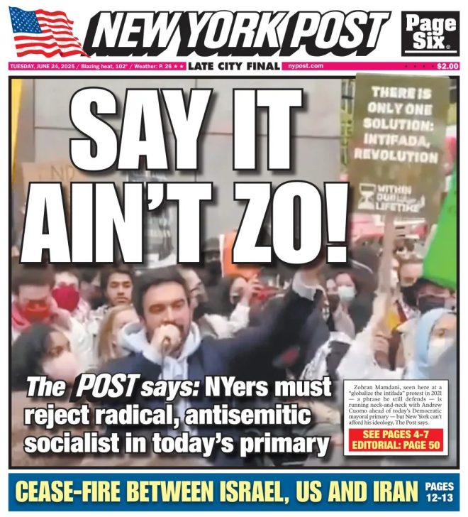 New Yorkers Urged: Vote Out Controversial Zohran Mamdani! — New York elections 2025, vote against local candidates, political activism in NYC
