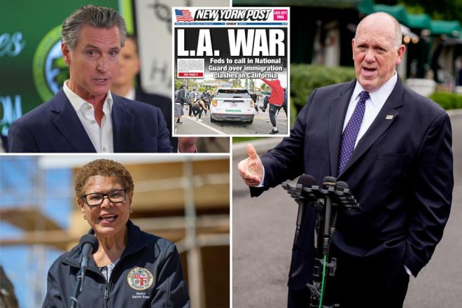 Newsom & Bass Under Fire: Federal Charges Loom Over ICE Raids — Gavin Newsom immigration policy, Karen Bass federal investigation, Trump border enforcement 2025