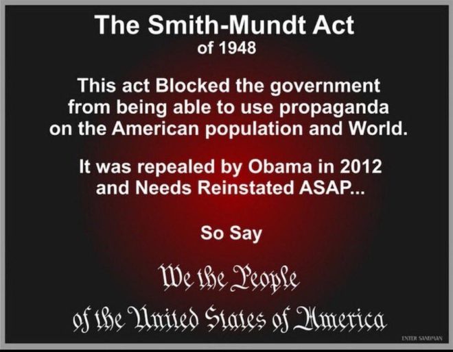 Obama's Secret Approval: Is Fake News Here to Stay? — journalism integrity, media manipulation, Smith-Mundt Act restoration