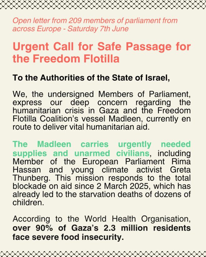 Over 200 EU MPs Demand Safe Passage for Controversial Vessel! — sécurité maritime, députés européens, passage sûr navire