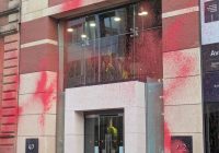 Palestine Action Strikes Allianz Offices Over Weapons Ties! —  Palestine Action Protests, Allianz Insurance Elbit Systems, Manchester Activism 2025