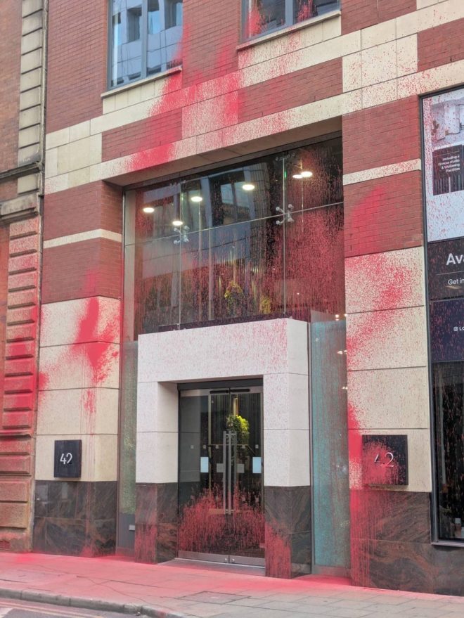 Palestine Action Strikes Allianz Offices Over Weapons Ties! — Palestine Action Protests, Allianz Insurance Elbit Systems, Manchester Activism 2025