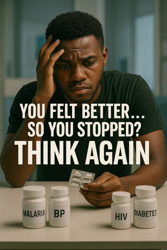 Quitting Meds Early: Your Health Time-Bomb? — malaria treatment risks, antibiotic misuse consequences, hypertension medication adherence