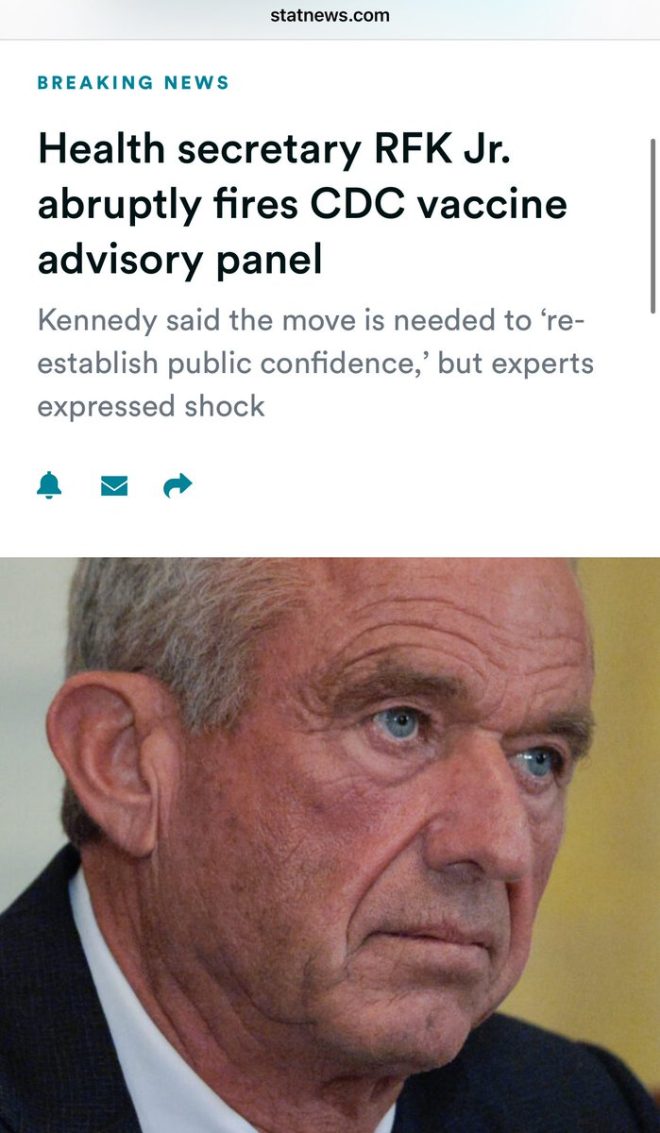 RFK Jr. Fires CDC Vaccine Experts: A Threat to Science? — RFK Jr vaccine controversy, CDC expert panel dismissal, public health trust crisis