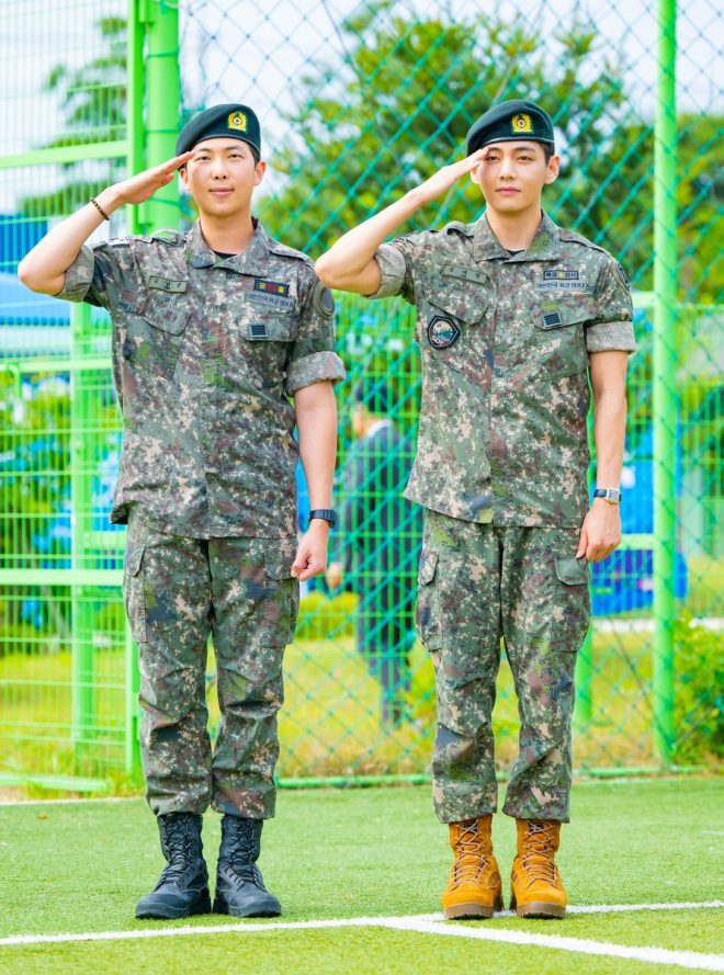 "RM and Kim Taehyung Reunite: Explosive Comeback Sparks Controversy! ๐ #SpringAlwaysWithRM #WelcomeBackTaehyung" โ BTS RM comeback, Taehyung return, Spring with RM, Taehyung welcome back, RM V discharge celebration, Kim Hyungje romantic comeback