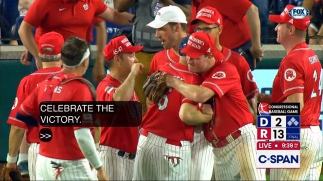 Republicans Crush Democrats in Baseball: A Political Landslide? — Republican victory sports news, Congressional Baseball Game highlights, 2025 political sports events