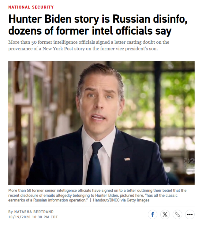 Revealed: The Reporter Behind Hunter Biden's 'Disinfo' — Hunter Biden laptop controversy, CNN reporter credibility 2025