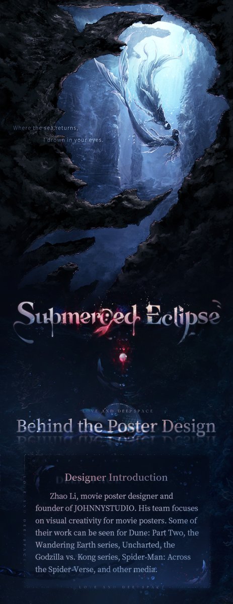 Revolutionary Poster Reveals Secrets of Submerged Eclipse! — exclusive movie posters, creative design journey, Rafayel's art collection